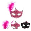Unique Bargains Princess Feather Half Face Party Mask 1 Pc - 3 of 4