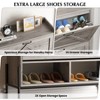 Garvee Shoe Cabinet with 2 Flip Drawers, Shoe Storage Cabinet for Entryway, Narrow Shoe Rack, Dry and Wet Separation Shoe Organizer with Metal Legs - 4 of 4