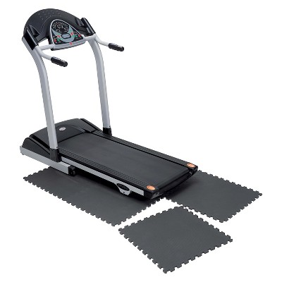 Black High-Density EVA Foam Interlocking Gym Flooring Mats