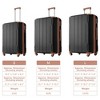 Hardside Luggage Sets 2 Piece Suitcase Set Expandable with TSA Lock Spinner Wheels for Men Women - 2 of 4