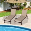 Costway Patio 6-Position Lounge Chair Chaise Aluminium Adjust Recliner - 4 of 4