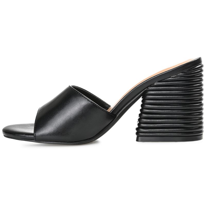 Journee Collection Womens Leslee Tru Comfort Foam Layered Block Heel Sandals, 3 of 11