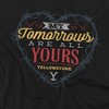 Yellowstone Tomorrows Are All Yours Adult T-Shirt Black - 2 of 4