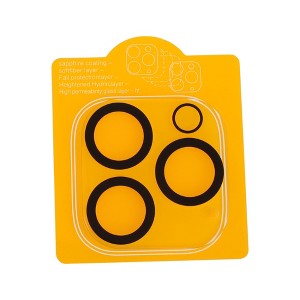 Unique Bargains Cell Phone Camera Cover 5H Glossy Camera Protector Glass Translucent & Black 1Pcs - 1 of 4