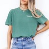 Simply Sage Market S.W.Smiley Teacher Recipe Front & Back Design Garment Dyed Tee - 3 of 4