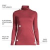 Lands' End Women's Supima Cotton Fitted Long Sleeve Turtleneck - 4 of 4