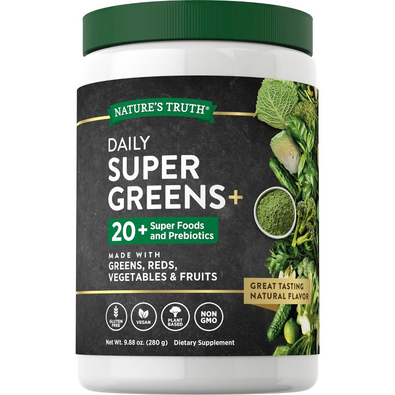Nature's Truth Daily Super Greens Powder | 9.88 oz, 1 of 4