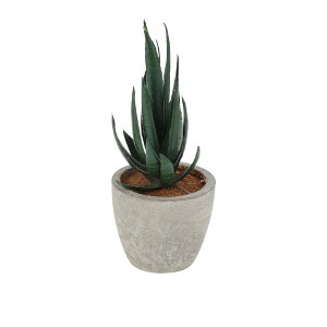 Unique Bargains Artificial Plants Mini Aloe-Vera in Pulp 2.76"x2.76"x5.51" 1 Pc - 1 of 4