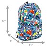 Wondapop Disney Lilo and Stitch Artistic 17" Full Size Nylon Backpack - 4 of 4