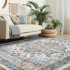 COZONY Vintage Washable Area Rug, Non-Slip Low Pile Boho Carpet for Living Room and Bedroom - 4 of 4
