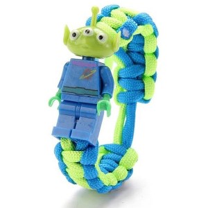 Animated Cartoon Movie: Alien 4 inhes Block Adjustable Bracelet Multicolor Figure - 1 of 3