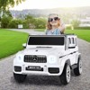 Infans 12V Mercedes-Benz G63 Licensed Kids Ride On Car, Electric Motorized Toddler Ride On Car Toy with Remote, Lights, Music, Horn, Suspension System, Battery Powered Vehicle for Children, White - 2 of 4
