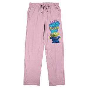 Toy Story Alien The Claw Is Our Master Women's Pink Sleep Pajama Pants - 1 of 4