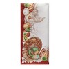 Holiday Turkey Bordered Fall Napkins, Set of 8 - 17" x 17" - White/Red - Elrene Home Fashions - 4 of 4