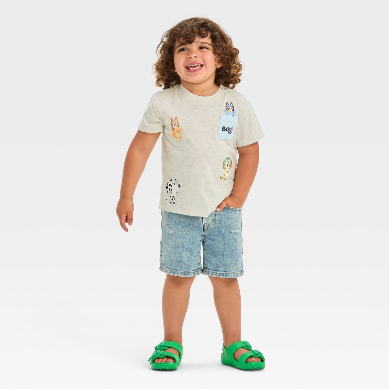 Toddler Boys&#39; Button-Front Denim Shorts - Cat &#38; Jack&#8482;, 6 of 10