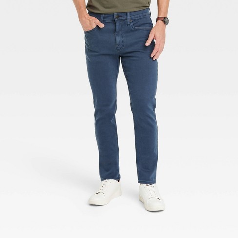Men's Big & Tall Comfort Wear Slim Fit Jeans - Goodfellow & Co™ Medium Blue  42x36