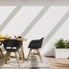PAGED Set of 2 Patio Dining Chairs,Modern Outdoor Dining Chairs with Wood Frame,23.6 inch Chairs Suitable for Patio,Garden - 2 of 4
