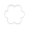 Unique Bargains Cookie Mould Cutter Rose-Shaped Cookie Mould Dishwasher Safe Stainless Steel Silver Tone 1Pcs - 4 of 4