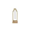 Cheung's Adrie Modern Gold Glass Tube Stand Decor - Small - 3 of 4