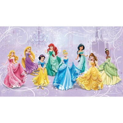 6'x10.5' Disney Princess Royal Debut Prepasted Mural Ultra Strippable - RoomMates