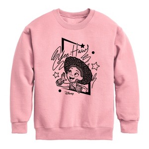 Boys' - Disney - Jesse Yeehaw Graphic Long Sleeve Fleece Sweatshirt - 1 of 3