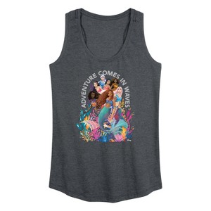 Women's - Disney - Adventure Comes In Waves Graphic Racerback Tank - 1 of 4