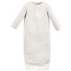 Touched by Nature Baby Boy Organic Cotton Henley Long-Sleeve Gowns 3pk - 3 of 4