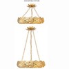 Crystorama Lighting Broche 6 - Light Semi-Flush Mount in  Antique Gold - 2 of 4