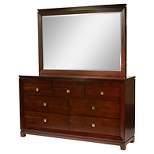 Easton Dresser and Mirror Cherry - Picket House Furnishings