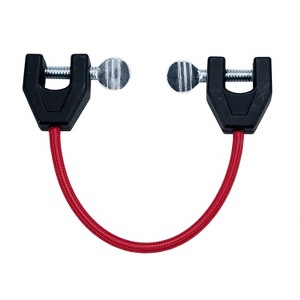 Lucky Bums 116RD Kids Easy Attachable and Removable Ski Bungee Cord Style Training Aid Tip Connector Kit with Wedge Shaped Webbing, Red - 1 of 3
