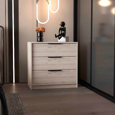 NicBex Modern Wooden 6-Drawer Chest, Tall Closet Storage with Wardrobe Closet Set of 2 for Bedroom, Living Room