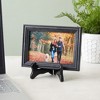 Juvale 6-Pack Small Wooden Plate Stands for Display 6 Inch, Picture Easels for Desk, Tabletop, Arts and Crafts, DIY Projects, Black - 2 of 4