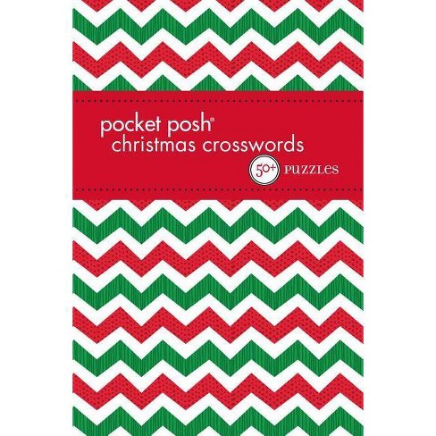 Pocket Posh Christmas Crosswords 7 By The Puzzle Society Paperback - 