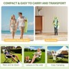 UBSSO Camping Lounge Chair, Portable Reclining Camping Chair with Foot Rest, Folding Camping Chair for Adults, Headrest & Storage Bag - 4 of 4
