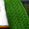 Slickblue 3 Piece Full/Queen, Soft Vermicelli Quilted Quilt and Shams, Quilt Set, Vertical Stripes, 9 Options - 4 of 4