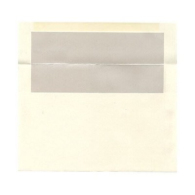 JAM Paper A9 Foil Lined Invitation Envelopes 5.75 x 8.75 Ivory w/Ivory Foil 532412544I