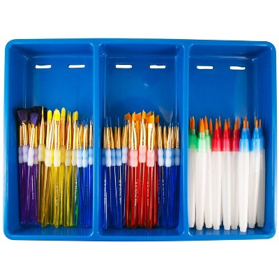 Royal Brush Big Kid's Choice Specialty Brush Set, Assorted Sizes, set of 90 Brushes