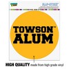 Towson University Tigers Alumn Automotive Car Window Locker Circle Bumper Sticker - 3 of 4