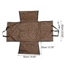 Unique Bargains Puppy Pattern Pet's Car Seat Cover Brown 1 Pc - 4 of 4