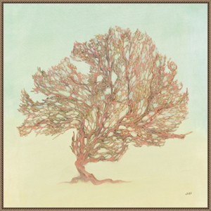 Amanti Art Sea Fern II by Julia Purinton Framed Canvas Wall Art - 1 of 4