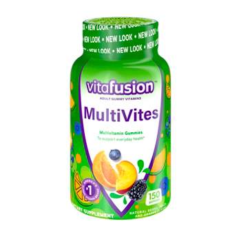 Vitafusion MultiVites Adult Multivitamins Daily Gummy Vitamins - Berry, Peach and Orange Flavored - 150ct
