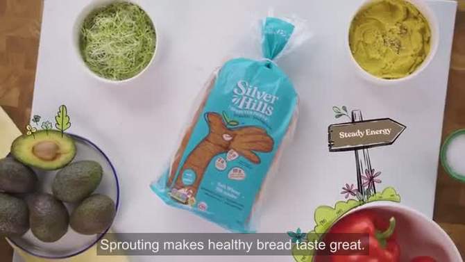 Silver Hills Bakery Vegan The Big 16 Sprouted Grain Bread - 22oz, 2 of 9, play video