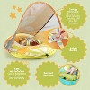 Mambobaby Light Traveler Baby Pool Float with Canopy Hot Air Balloon - 3 of 4