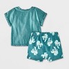 Grayson Mini Baby Locals Only Short Sleeve Set - Green - 2 of 4