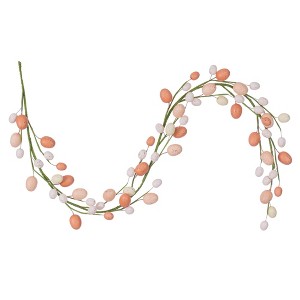 Vickerman Artificial Coral/White Easter Eggs Series - 1 of 4