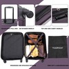 20" ABS Hard Shell Carry-on Luggage, Lightweight Suitcase with Spinner Wheels 4Q -ModernLuxe - 4 of 4