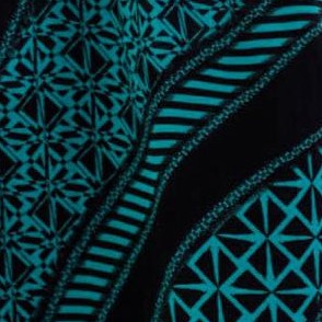tropical teal mixed geo