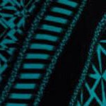 tropical teal mixed geo