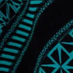 tropical teal mixed geo