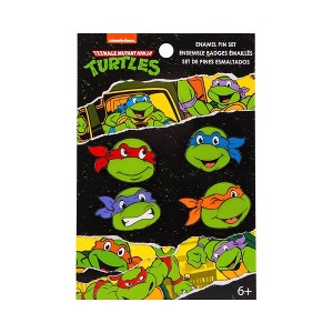 Funko Teenage Mutant Ninja Turtle Enamel Pin Set 4pc - 1 of 4